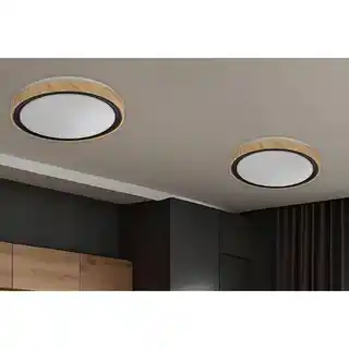 Candellux Lampa sufitowa Aflo 14-33932 Biało-brązowy