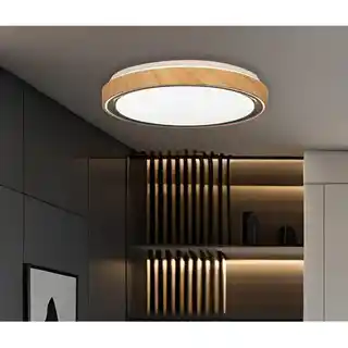 Candellux Lampa sufitowa Aflo 14-33932 Biało-brązowy