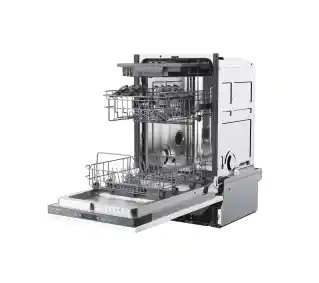 Candy CI1C7SB1FA1 Silnik inwerterowy Program szybki Szuflada na sztućce Zmywarka do zabudowy