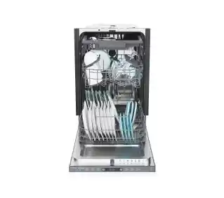 Candy CI1C7SB1FA1 Silnik inwerterowy Program szybki Szuflada na sztućce Zmywarka do zabudowy