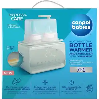Canpol Babies Podgrzewacz do butelek ze sterylizatorem 12/218 7w1 Zielony