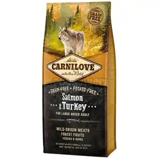 Carnilove Adult Large Breed Salmon and Turkey, łosoś i indyk - 12 kg