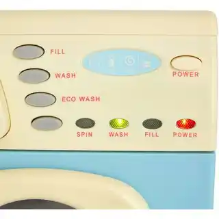 Casdon Zabawka pralka elektroniczna 47650, symulator, funkcje dźwiękowe, realistyczny design, dla dzieci od 3 lat