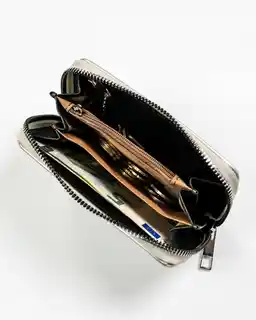 Cavaldi Portfel damski ABT-03-BL srebrny