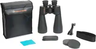Celestron SkyMaster Lornetka 25x70, wysokie powiększenie, obudowa z aluminium, pryzmat Porro, wodoodporna, z pokrowcem