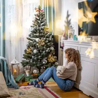 Choinka sztuczna Diamentowa Sosna 220 cm Piękna