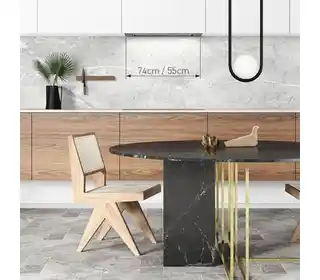 Ciarko Okap szafkowy Design Aura 55 czarny CDZ5501C