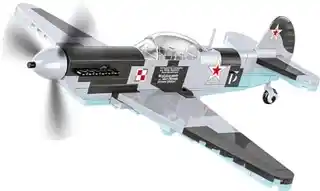 COBI Historical Collection Yakovlev Yak 1b 5863, model do składania, wojskowy samolot, kolekcjonerski, precyzyjne elementy, skala 1:48