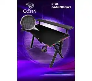 Cobra CRF4010RGB biurko gamingowe 120cm czarne