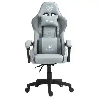 Cobra Player 4.0 CRF41 Gamingowy do 130kg Tkanina Szary Fotel gamingowy