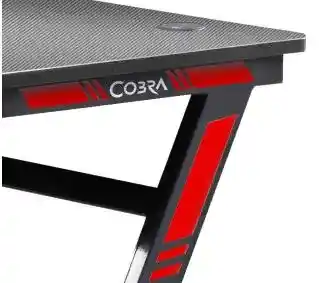 Cobra Z 117,5cm Czarny Biurko gamingowe