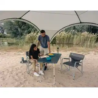 Coleman Krzesło ogrodowe Deck Chair stalowe szare