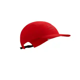 Compressport Czapka z daszkiem 5 Panel Light Cap CU00097B Czerwony