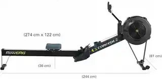 Concept2 Wioślarz RowErg Tall Legs