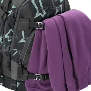 COOCAZOO Plecak 2.0 Mate Reflective Graffiti Czarno-szary