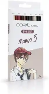 COPIC Ciao Markery Zestaw 5+1 Manga 5
