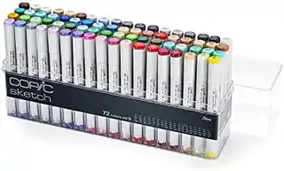 COPIC Sketch Markery B zestaw 72szt