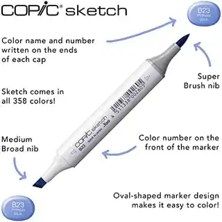 COPIC Sketch Markery B zestaw 72szt