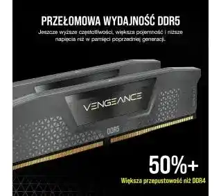 Corsair Vengeance DDR5 32GB (2x16GB) 6000 CL36, czarny, pamięć RAM
