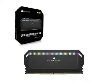 Corsair Dominator Platinum RGB DDR5 32GB 2 x 16GB 5200 CL40 Czarny Pamięć RAM CMT32GX5M2B5200C40