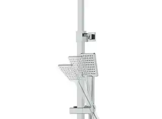 Corsan Ango kolumna prysznicowa z termostatem chrom, deszczownica kwadratowa, model CMN02TCH