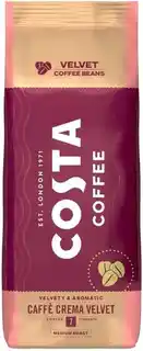 Costa Coffee Caffe Crema VELVET kawa ziarnista 1kg