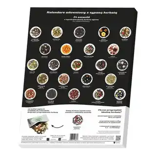 Cup you Kalendarz adwentowy z herbatą CHRISTMAS LAND - 24 rodzaje herbaty liściastej