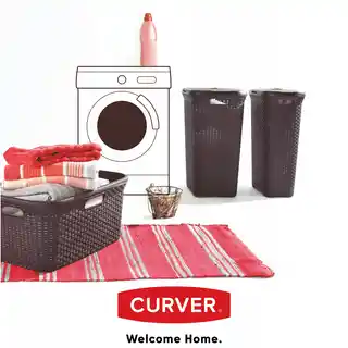 Curver kosz na pranie kosz na bieliznę Rattan Style