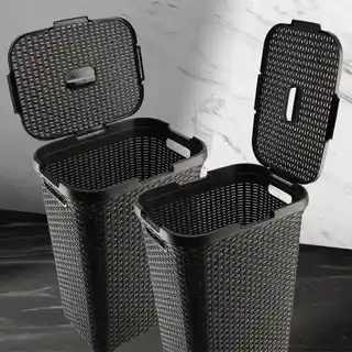 Curver kosz na pranie kosz na bieliznę Rattan Style