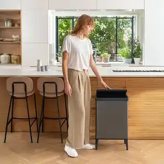 Curver Kosz na śmieci Verto High 261011 54L Szary