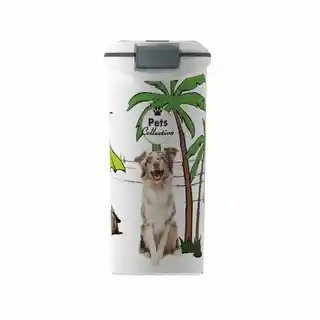 Curver Pojemnik na karmę dla psa 54 litrów 20 kg Pet Life, szczelny, biały