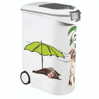 Curver Pojemnik na karmę dla psa 54 litrów 20 kg Pet Life, szczelny, biały