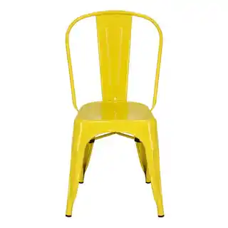 D2 design Krzesło Paris żółte inspirowane Tolix
