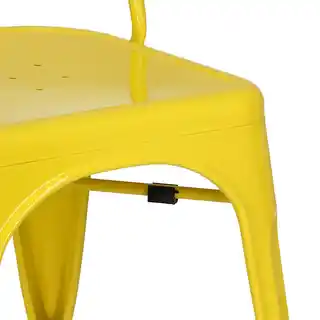 D2 design Krzesło Paris żółte inspirowane Tolix