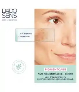 Dado Sens PIGMENTCARE serum przeciw plamom pigmentowym (50 ml) redukuje plamy starcze z kwasem hialuronowym i masłem shea
