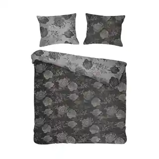 Darymex Pościel bawełniana 220x200 flory grafitowa liście żakardowa Cottonlove Jacquard