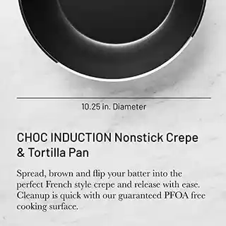 DE BUYER Choc Resto - 5-warstwowa okrągła patelnia indukcyjna, 26 cm 8485.26