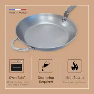 De Buyer DeBuyer 5610.32 patelnia, stal nierdzewna, srebrna, średnica 32 cm