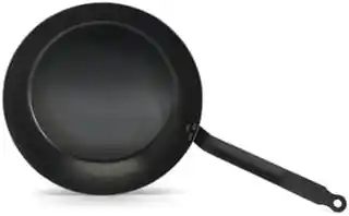 De Buyer Industries Patelnia grillowa do użytku na zewnątrz, średnica 32 cm, niebieska 5400.32