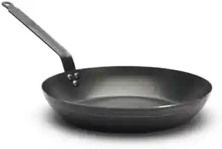 De Buyer Industries Patelnia grillowa do użytku na zewnątrz, średnica 32 cm, niebieska 5400.32
