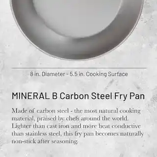 De Buyer Patelnia do indukcji ze stali błękitnej 200 mm Mineral B 5610.20