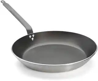 De Buyer Patelnia Lyonnaise nieprzywierająca, okrągła, czekoladowa średnica 40 AHLA8040, 8180.4