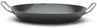 DE BUYER Patelnia, metalowa, niebieska, średnica: 34 cm D-5023-34