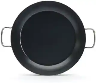 DE BUYER Patelnia, metalowa, niebieska, średnica: 34 cm D-5023-34