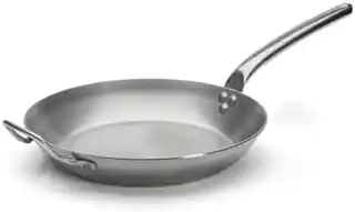 De Buyer Patelnia uniwersalna ze stali węglowej 320 mm z uchwytem wentylowanym l 5130.32