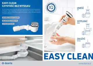 Deante Easy-Clean Syfon brodzikowy niski chrom NHC025C