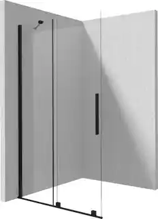 Deante KTJ N32R Ścianka prysznicowa walk-in - przesuwna 120cm nero