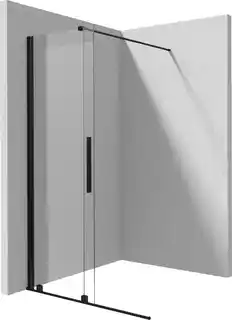 Deante KTJ N32R Ścianka prysznicowa walk-in - przesuwna 120cm nero