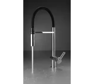 Deante Magnetic BRM 072M bateria kuchenna chrom czarny stal szlachetna