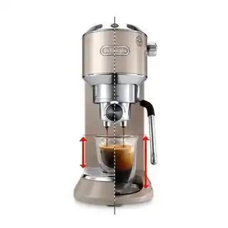 DeLonghi EC885 BG Dedica Arte ekspres ciśnieniowy kolbowy 15 bar, stal nierdzewna